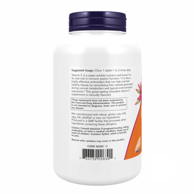 C-500 Chew Orange - 100 tabs