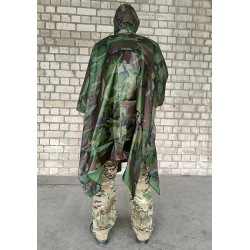 Тактичний дощовик-пончо EasyFit RainC (військовий плащ ЗСУ) woodland